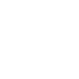 Weisses Icon einer Geburtstagstorte für Kindergeburtstage