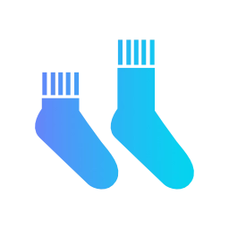 blaue Socken - Socken Batiken